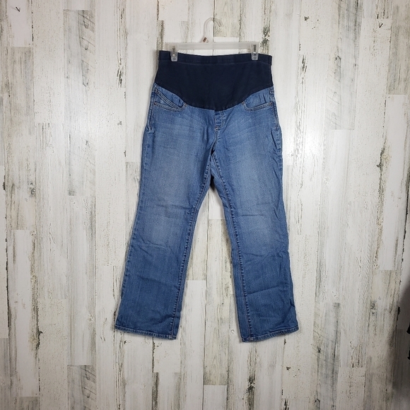 Old navy stretch maternity jeans size 10 short - Picture 1 of 10